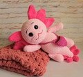 Crochet axolotl plush toy Cute axolotl plushie Favorite toy Stuffed axolotl toy