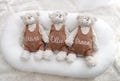 Plush Stuffed Bear Toy, baby shower gift, gift for baby, Christmas gift, Personalized gift for kids