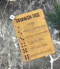 Drinking Dice Game, Drunk dice, Holiday Games, Dice Game for Parties, Game for Bachelor, Bachelorette Party Game, Drinking Game, NYE