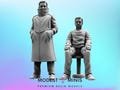 Replicant Retirement Officer 3-4 - 28mm 32mm 40mm Scale Cyberpunk Miniature | RPG | Sci fi | Role Playing | Blade Runner | DnD | Papsikel