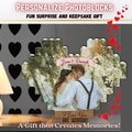 Personalized Puzzle Heart Shape Custom Photo Building Block,Anniversary Brick Puzzle wedding Valentine's Gift For Couples for Him,for her