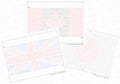 County Flag Maze Bundle (3 pack) - Canada, UK, Japan.  8.5" x 11".  Comes with Solutions