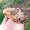 Personalized Wooden Toy Car for Kids, Handcrafted Wood Model Car, Birthday Kids Toy, Natural Wood Car, Children's Toy Car