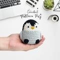 Penguin No Sew Crochet Pattern, No Sew Amigurumi Crochet Patterns, Crochet Pattern, Plushie Pattern Digital download pdf