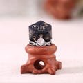 Personalized Gemstone Wedding D20 - Custom Wedding Dice Set, Dnd Gifts for the Couple, Dungeons and Dragons, D20 Holder