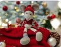 Big white rat children's toy in a sweater as a game toy for a girl or boy A soft toy for boys or girls from 3 years old gift for children's