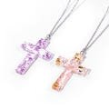 Embossed cross Christian jewelry gift, Cross Necklace for Women, Dainty cross necklace, cross necklace women, necklaces for women.