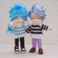 Hand Knit Sweater Set Nendoroid Doll Obitsu 11 YMY Clothes | Handmade in Canada