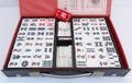 Mahjong set, Vintage Japanese MahJong game, High-quality Riichi Mahjong full set in case, "Time traces" #BM2