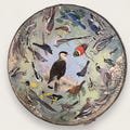 Vintage 1969 Springbok Circular 500 Piece Puzzle "Birds of the Southwest" RARE