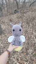Lightning Bug Handmade Crochet Plushie Toy Amigurumi, Firefly insect beetle