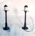 O Scale Pair of Electric Old Fashioned Street Lamp Posts. Excellent cosmetic and working condition!