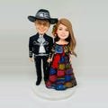 Custom  dolls wearing Mexican wandering band costumes and traditional Mexican clothing dolls