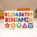 Personalized Gifts for Baby Boys and Girls, Wooden Toys for Baby, Custom Baby Shower Gift, Baby Birthday Gift, Christmas Gift for Kids, NP51