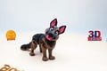 3D Printed Articulated German Shepherd Toy | Poseable Dog Figurine | Perfect Gift for Dog Lovers |