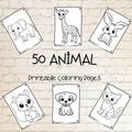 Animal Coloring Pages, Kindergarten Coloring Activities, Preschool Coloring Pages, Homeschool Activity, Birthday Activities, Holiday Gifts