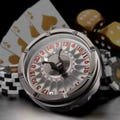 G20 Roulette Dice Spinner for DND Dice Set, Dragon D&D Dice with Gift Case for DnD Game, RPG Role Playing Table Game Gifts (Black-Red)