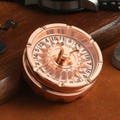 G20 Roulette Dice Spinner for DND Dice Set, Dragon D&D Dice with Gift Case for DnD Game, RPG Role Playing Table Game Gifts (Copper-Black)