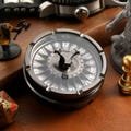G20 Roulette Dice Spinner for DND Dice Set, Dragon D&D Dice with Gift Case for DnD Game, RPG Role Playing Table Game Gifts (Black-White)