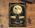 Mtg Card Sleeves: Two deer Top Quality Sleeves, Suitable for all tcgs High Quality Foil/Holo