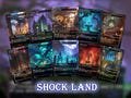 10x MTG Shock Lands | Fantasy Art Style MTG Proxy | Land Set for Commander Deck | Premium Proxy Lands for EDH or cEDH