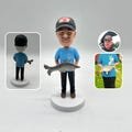Personalized Bobble Head Top Cake，Custom Bobble Heads，Personalized Bobblehead From Photo，Dad Bobble Heads，3d Printed Bobble Heads