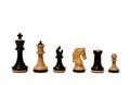 The Secretariat Series luxury chess pieces Boxwood/Rare stripped un-processed Ebony wood 3.75" King heavy weighted pieces-The Chess Empire