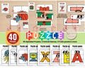 Montessori Printable Puzzle Indoor Outdoor Games for kids Preschool Worksheets Learning Activities Toddler Worksheets Homeschool Curriculum