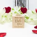 Personalised Date Dice Decider, Natural Wood, Date Picker, Fun Novelty Gift, Couple's Date Night Ideas, Valentine's Day