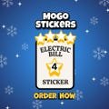 Electric Bill Mono Go Sticker 4 Star Set 5 - Mono Go Cards Jingle Joy Album Completely