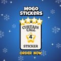 Curtain Call Mono Go Stickers 4 Star Set 6 - Mono Go Cards Jingle Joy Album Completely
