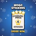 Puzzling Piece Mono Go Stickers 4 Star Set 7 - Mono Go Cards Jingle Joy Album Completely
