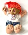 m546 Vintage Soft Body Doll Collectible Troll Toy Treasure Troll University 1991