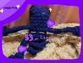 Ultra leggy frog plushie fun gift cute toy baby handmade young business owner cute Froggy blue purple crochet stuffie squishie amigurumi