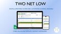 Two Net Low Golf Scorecard, Up to 5 Players, 9-18 Holes, No Specials, No Carryover