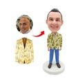 Personalized bobbleheads, custom men's bobbleheads, custom 3d statues, custom husband anniversary gifts, birthday gifts, cake topper statues