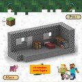Minecraft Magnetic Block Building Set - Creative DIY Building Toy for Kids & Adults - Stone House