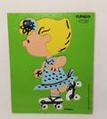 Vintage 1960 Playskool Sally 10 Pc. Wood Puzzle Peanuts Charlie Brown Charles Schwartz