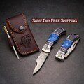 Fishing Pocket Knife, Handmade Damascus Knives, Fishing Gift for Dad, Gifts for Him, Personalized Knife, Groomsmen Gifts, Unique Men Gifts