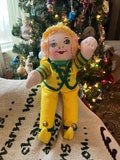 Meet Andy O'Keenan the Elfin! Heart-blossomed Dolls by Irish Julianna!