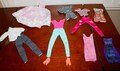 Vintage Barbie Doll Fashions - 13 Clothing Pieces including 1 Pair of Heels - Will Combine Shipping
