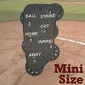 Baseball/Softball Umpire Dial Indicator (Mini) with Score Dials. For Umpires, Scorekeepers, Coaches. Tracks balls, outs, strikes, and score.