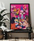 Ladies' Brunch Jigsaw Puzzle 300/500/1000 Happy Time Puzzles，Abstract Wall Art，Valentine's Day Gift，Birthday Gift For Her，Mother‘s Day Gift