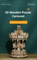 3D Wooden Puzzle-Carousel