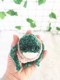 Frog In Overalls | Crochet Frog Bag Charm | Crochet Frog Keychain | Matching Bag Keychain | Cute Handmade Keychain | Keychain For Friends