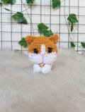 Custom cat ,Fluffy Cat, Crochet Cat Plushie, Soft Chubby Kitty Stuffed Animal, Handmade Gift, Crochet Kitty, Custom Cat, Gift Ideas