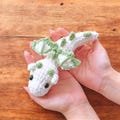 Emerald Frost Dragon Crochet pattern Pdf, Amigurumi Crochet Pattern, Dragon Crochet Pattern