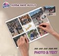 Personalized Photo Puzzle, Custom Puzzle with Name and Text, Collage Pictures Jigsaw Puzzle, Anniversary Gift, Birthday Gift for Friends