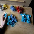 Coraline squid keychain