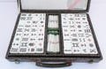 Old Mahjong Luxury set Bamboo base on tiles, Very Vintage Japanese MahJong game, Riichi Mahjong full set in wooden case, "Time traces" #BM2
